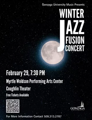 Image: Gonzaga Winter Jazz Fusion Concert