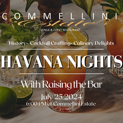 Image: Havana Nights Cocktail Class