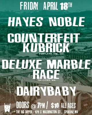 Image: Hayes Noble, Counterfeit, Kubrick Deluxe Marble Race, Dairiybaby