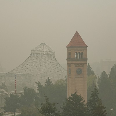 Image: Hazardous smoke covered the Inland Northwest, fueled by fires across the West Coast