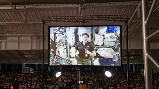Image: Head in the Clouds: Local elementary students connect with Spokane-born astronaut Anne McClain while she’s in space