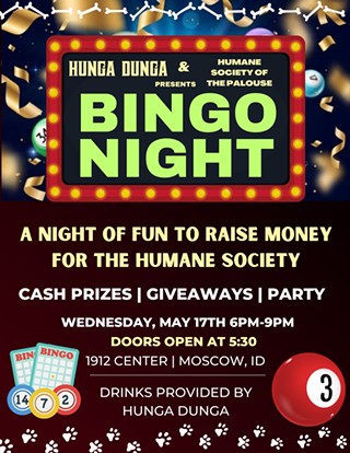 Humane Society of the Palouse Bingo Night