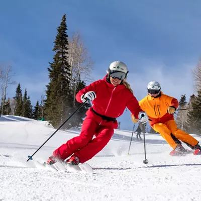 Image: In Deer Valley Utah, you can spend a day out on the slopes with some living legends