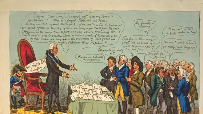 Image: In the United States’ early years, a trade war launched by Thomas Jefferson ended in disaster
