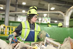 Inside the Waste Management SMaRT Center