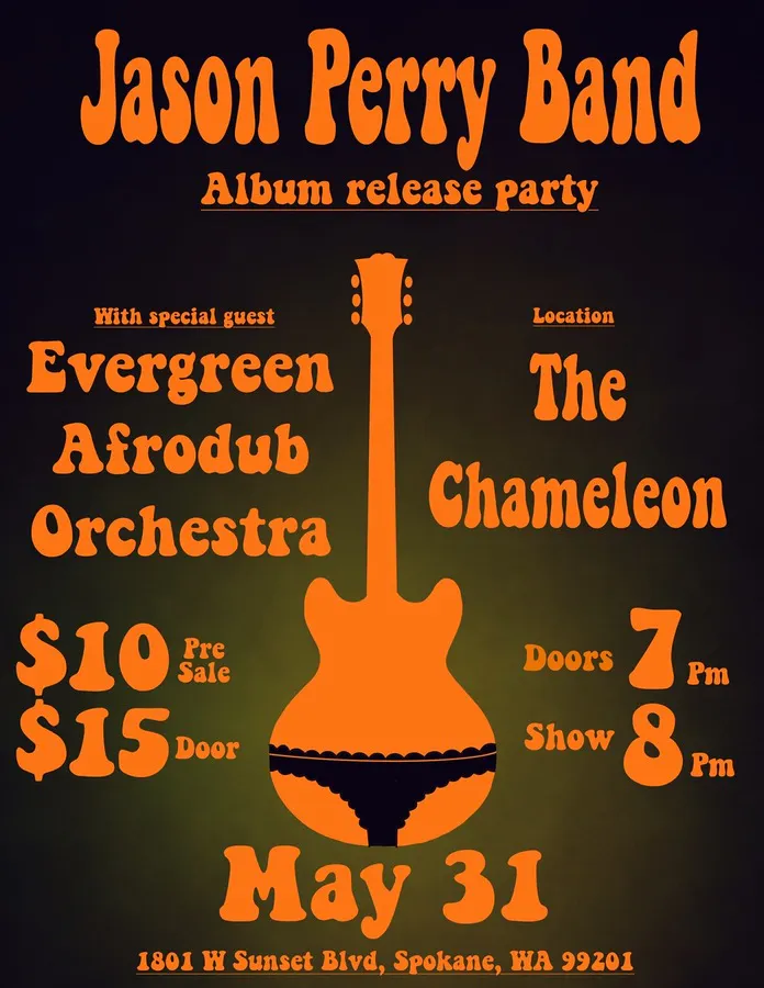 Jason Perry 'Flavor Factory' Album Release Show with Evergreen Afrodub Orchestra