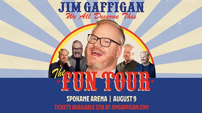 Jim Gaffigan heads to Spokane Arena this August