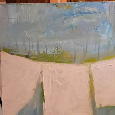 Image: Karen Kaiser at the Spokane Art School for the month of February