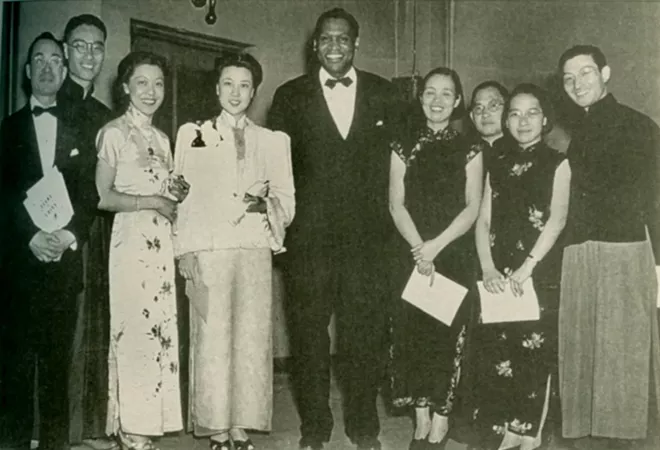 Paul Robeson at a China War Relief event in Philadelphia in 1941