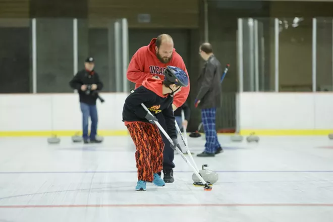 PHOTOS: Curling Clinic