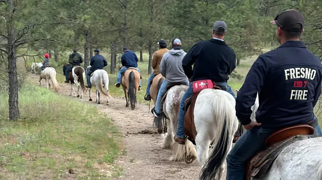 Image: Live out your childhood dream of being a cowboy and enjoy nature on horseback with these trail riding outfits