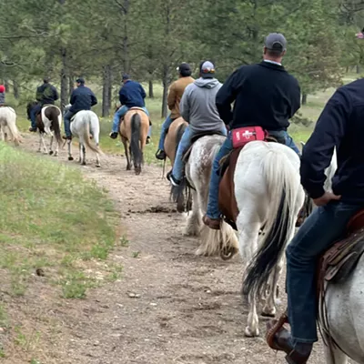 Image: Live out your childhood dream of being a cowboy and enjoy nature on horseback with these trail riding outfits
