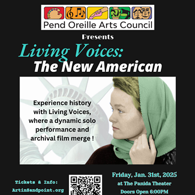 Image: Pend Oreille Arts Council Presents Living Voices!