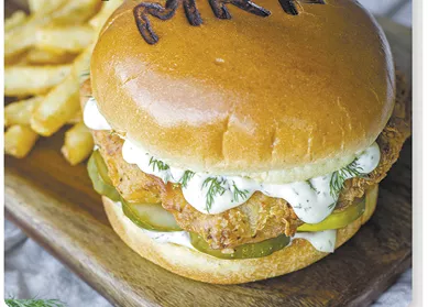 Dill With It Chicken Sando available during The Great Dine Out
