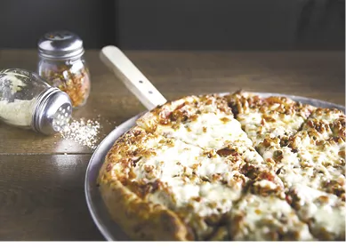 14” Meat Coma Pizza available during The Great Dine Out