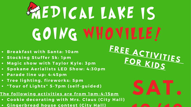 Image: Medical Lake Christmas Market & WinterFest