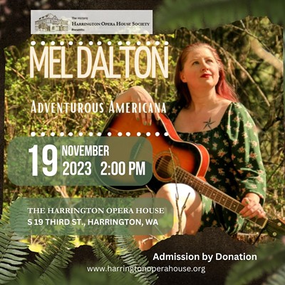 Mel Dalton - Singer-songwriter to play @ the Harrington Opera House