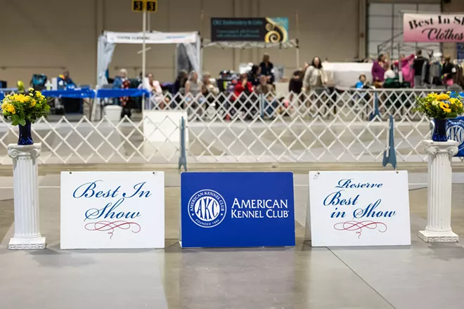 Best in Show Ring Setup at the Spokane Kennel Club Memorial Day Show 2024