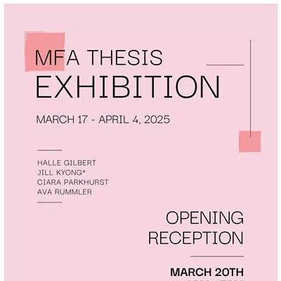 Image: MFA Thesis Exhibitions