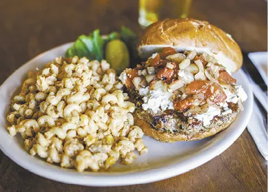 Mediterranean Lamb Burger available during The Great Dine Out