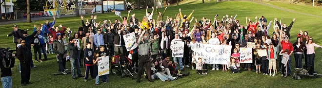 More pics from the Google rally