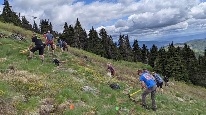 Mt. Spokane Trail Dig Day