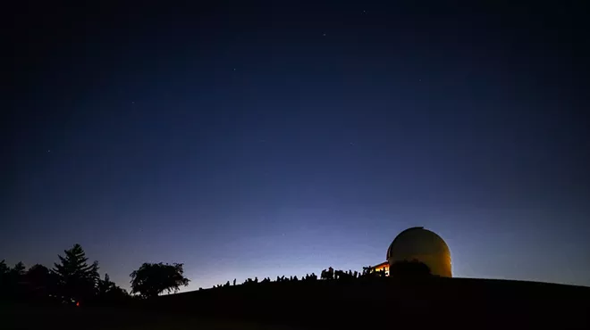 Image: Music for Observations pairs live electronic music with stargazing at WSU's Jewett Observatory