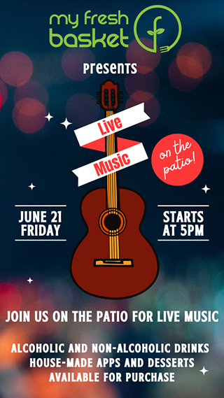 Image: My Fresh Basket Live Music on the Patio