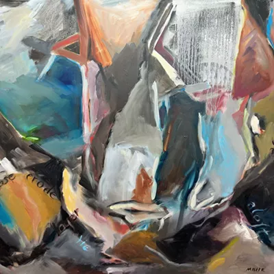 Image: "Erase... Erode" oil