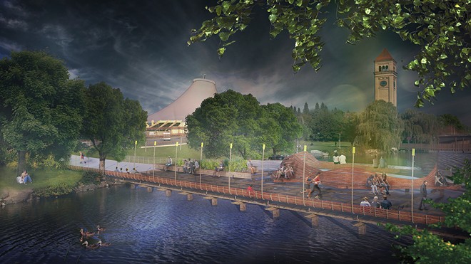 New design concepts for the Riverfront Park master plan