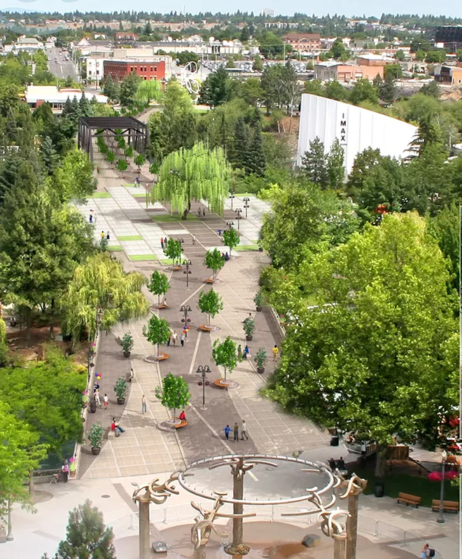 New design concepts for the Riverfront Park master plan