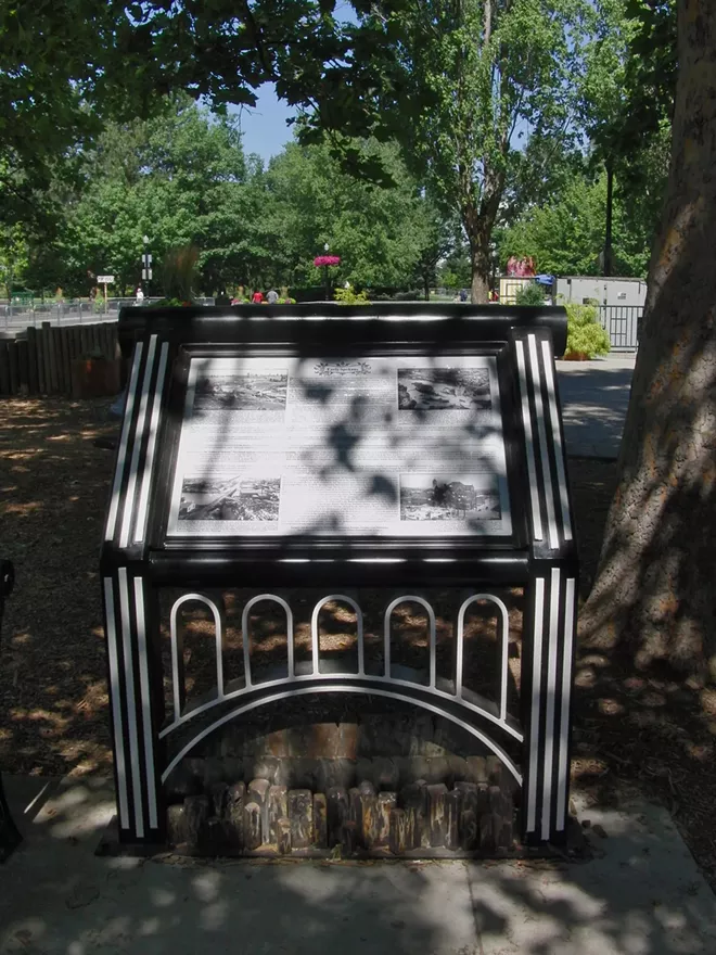New feature in Riverfront Park tells Spokane's settlement history