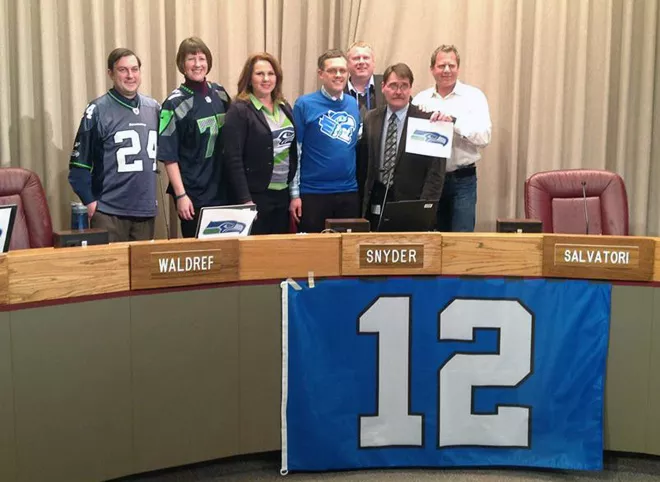 Skittles portraits and other signs of Seahawk fever