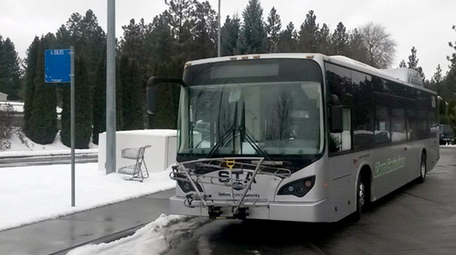 Spokane Transit trying out an all-electric, zero-emissions bus