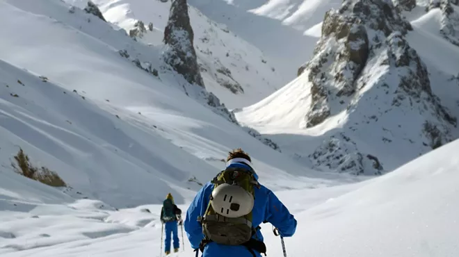 Image: One Spokane man's epic odyssey of finding and skiing on snow for 100 consecutive months... and counting!