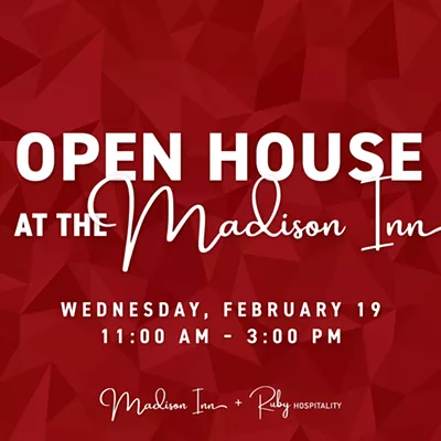 Image: Open House at the Madison Inn. Feb 19 11am-3pm