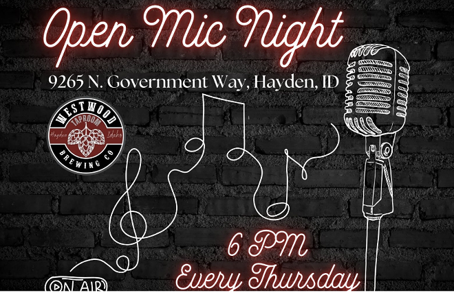 Open Mic Night @ Westwood Brewing Brewery & Taproom