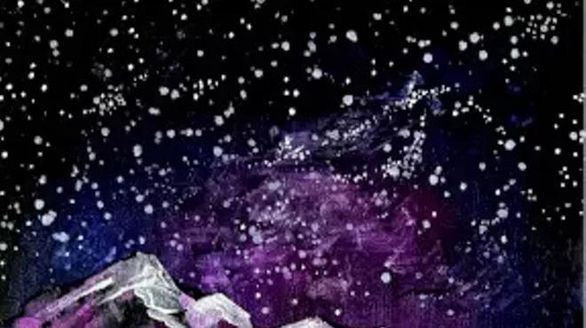 Image: Paint and Sip: Galaxy Mountain
