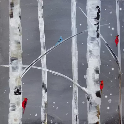 Image: Artvana paint and sip in spokane