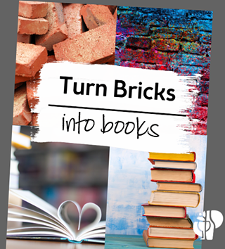 Image: Paint Bookish Bricks