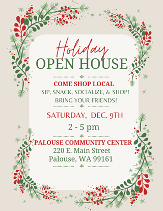 Palouse Holiday Open House
