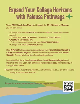 Image: Palouse Pathways College Horizons