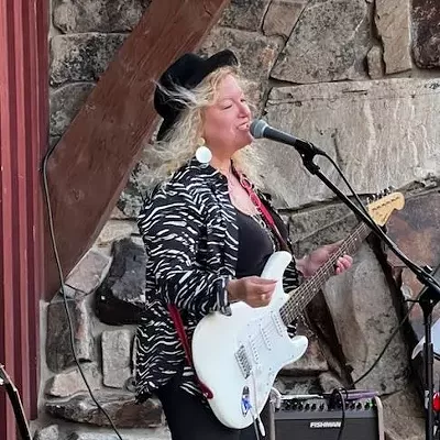 Image: Pamela Benton electric guitar & electric violin