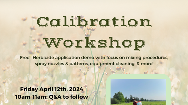 Pend Oreille County Weed Board Calibration Workshop