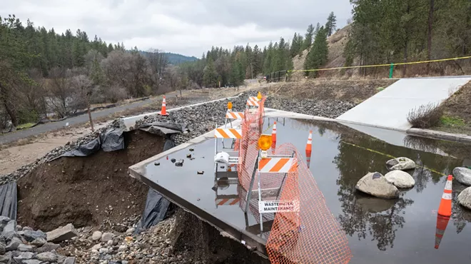 Image: Persistent rain damages Spokane's award-winning stormwater system before it's fully operational