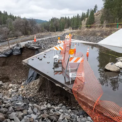 Image: Persistent rain damages Spokane's award-winning stormwater system before it's fully operational