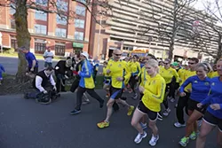 Photo Story: A Riverfront Park Tribute Run To Boston