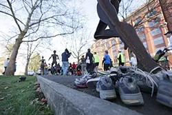 Photo Story: A Riverfront Park Tribute Run To Boston
