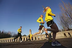 Photo Story: A Riverfront Park Tribute Run To Boston