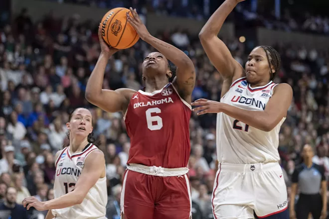Image: Photos for the 2025 Women's NCAA Basketball Tournament at Spokane Arena